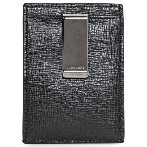 Burberry men's wallet money clip